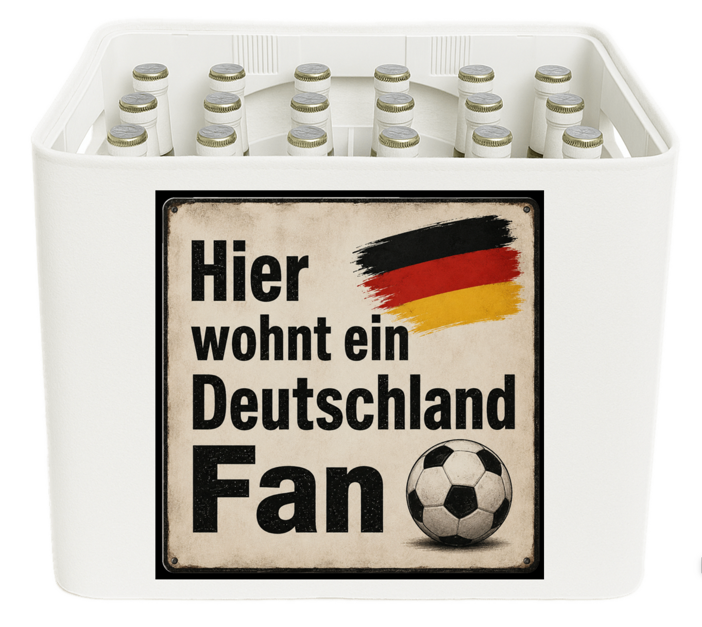 FUSSBALL WM 2026 FanBlende: HIER WOHNT EIN DEUTSCHLAND FAN