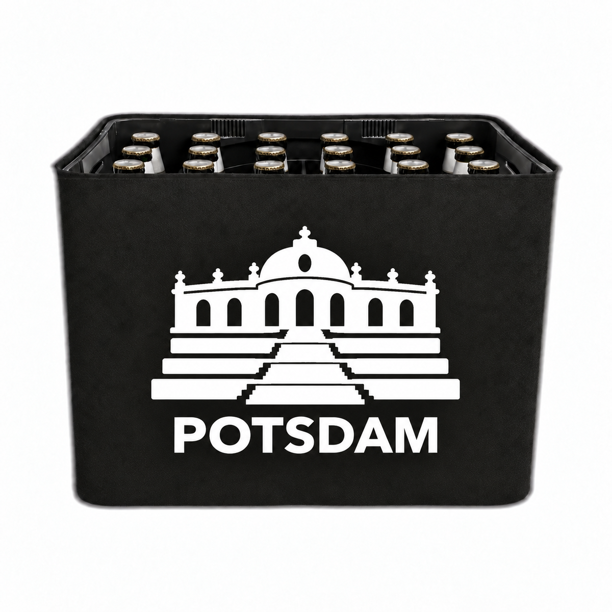 KistenBlende Potsdam Stadt Silhouette 2 auf Bierkasten