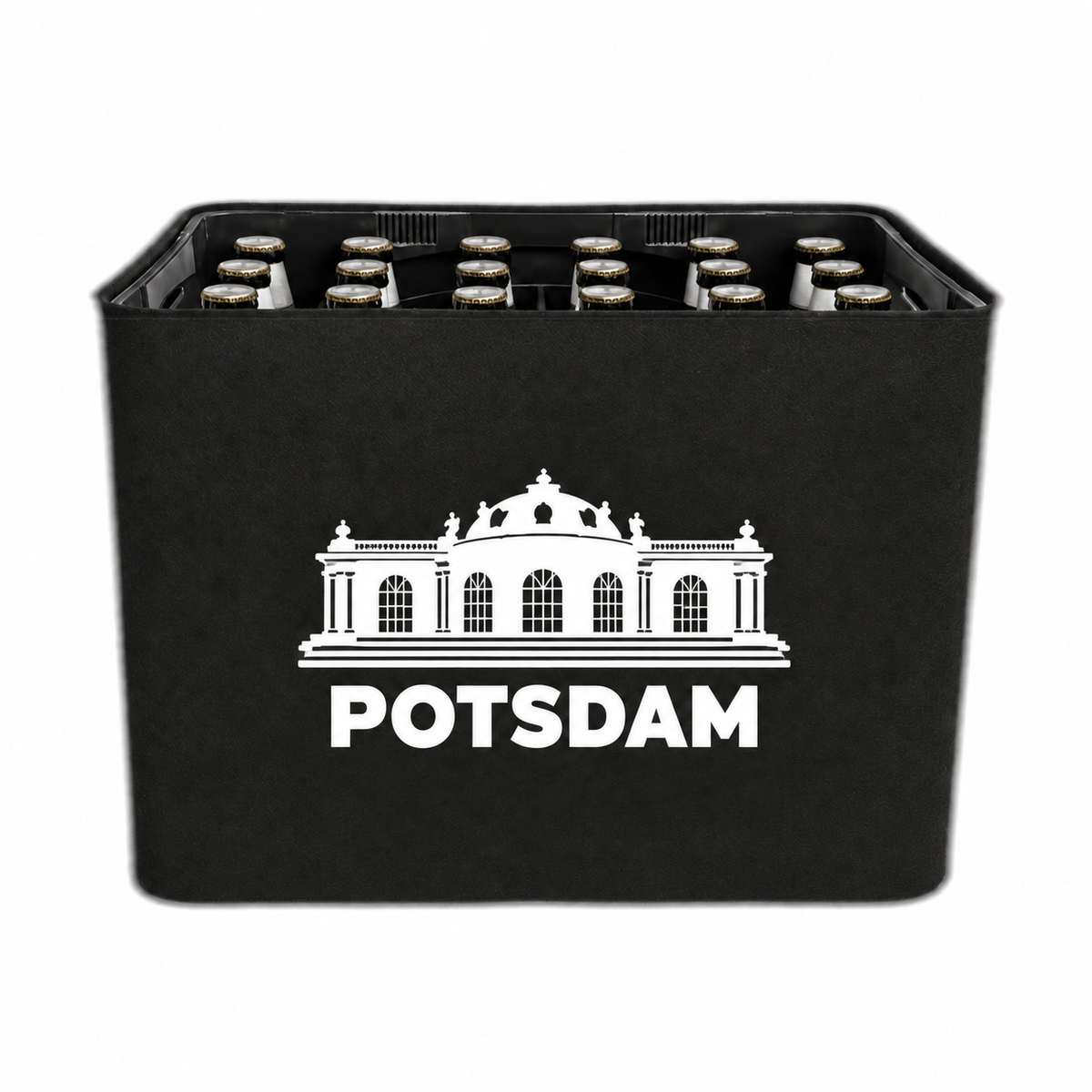 KistenBlende Potsdam Stadt Silhouette auf Bierkasten