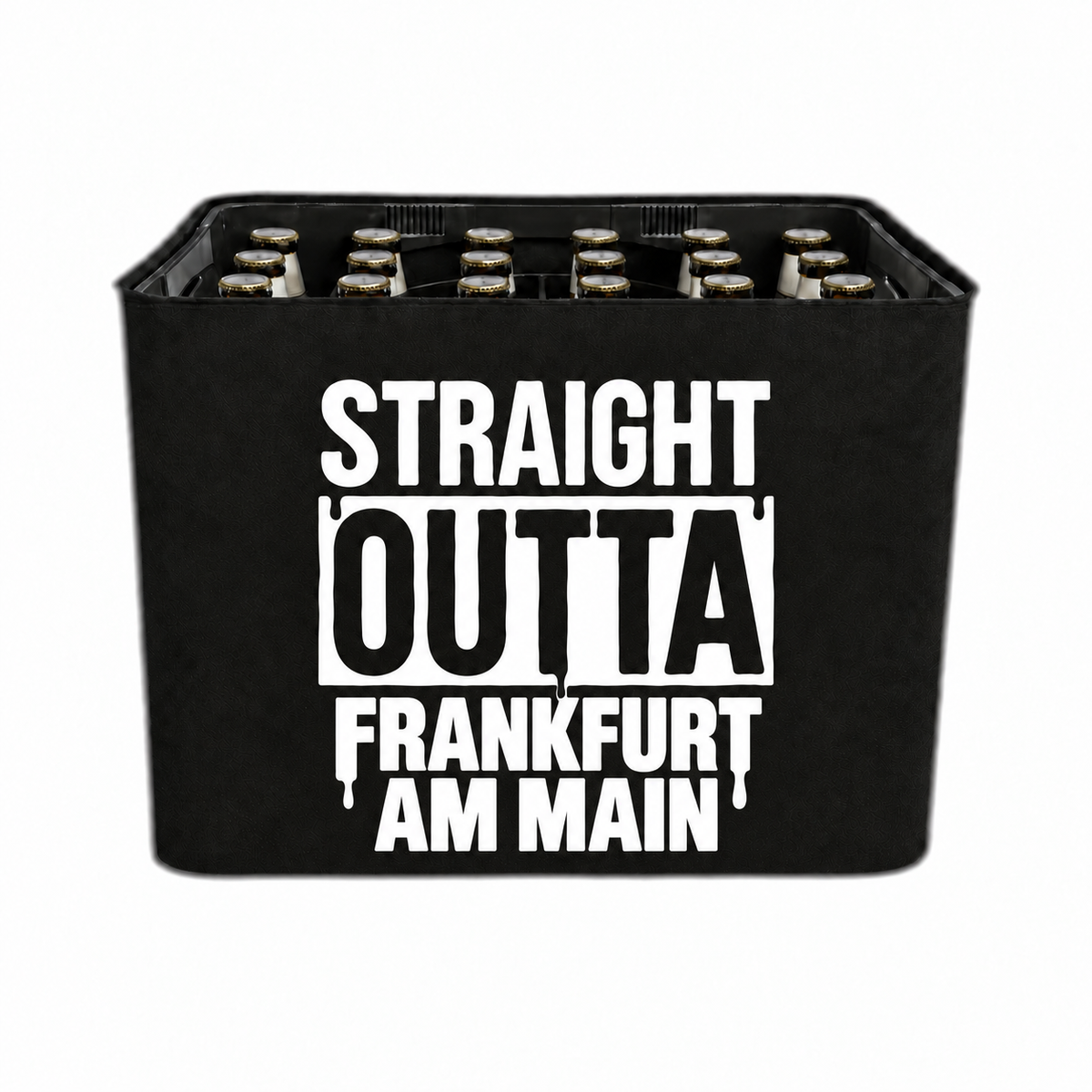 KistenBlende STRAIGHT OUTTA Frankfurt am Main auf Bierkasten