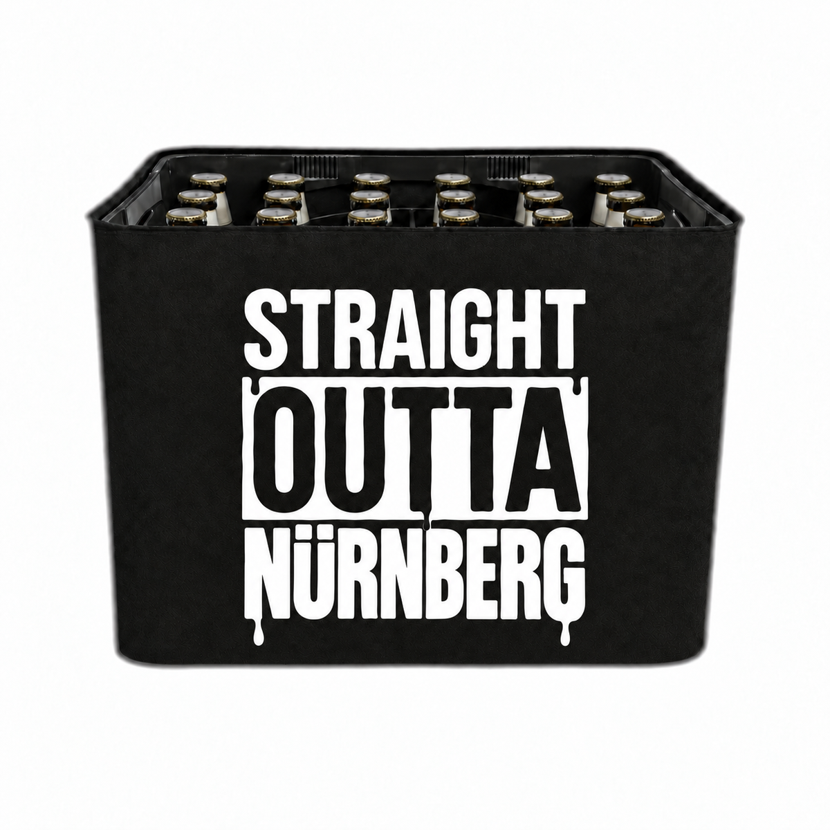 KistenBlende STRAIGHT OUTTA Nürnberg auf Bierkasten