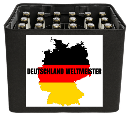 FUSSBALL WM 2026 FanBlende: DEUTSCHLAND WELTMEISTER KARTE SILHOUETTE
