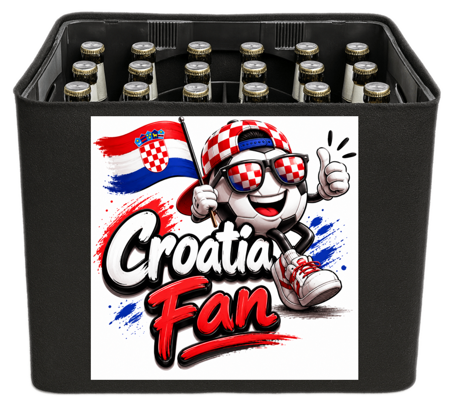 FUSSBALL WM 2026 FanBlende: CROATIA FAN Kroatien