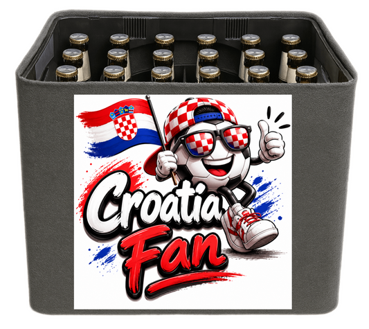 FUSSBALL WM 2026 FanBlende: CROATIA FAN Kroatien