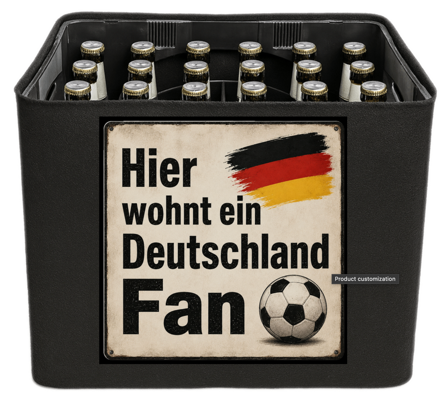 FUSSBALL WM 2026 FanBlende: HIER WOHNT EIN DEUTSCHLAND FAN