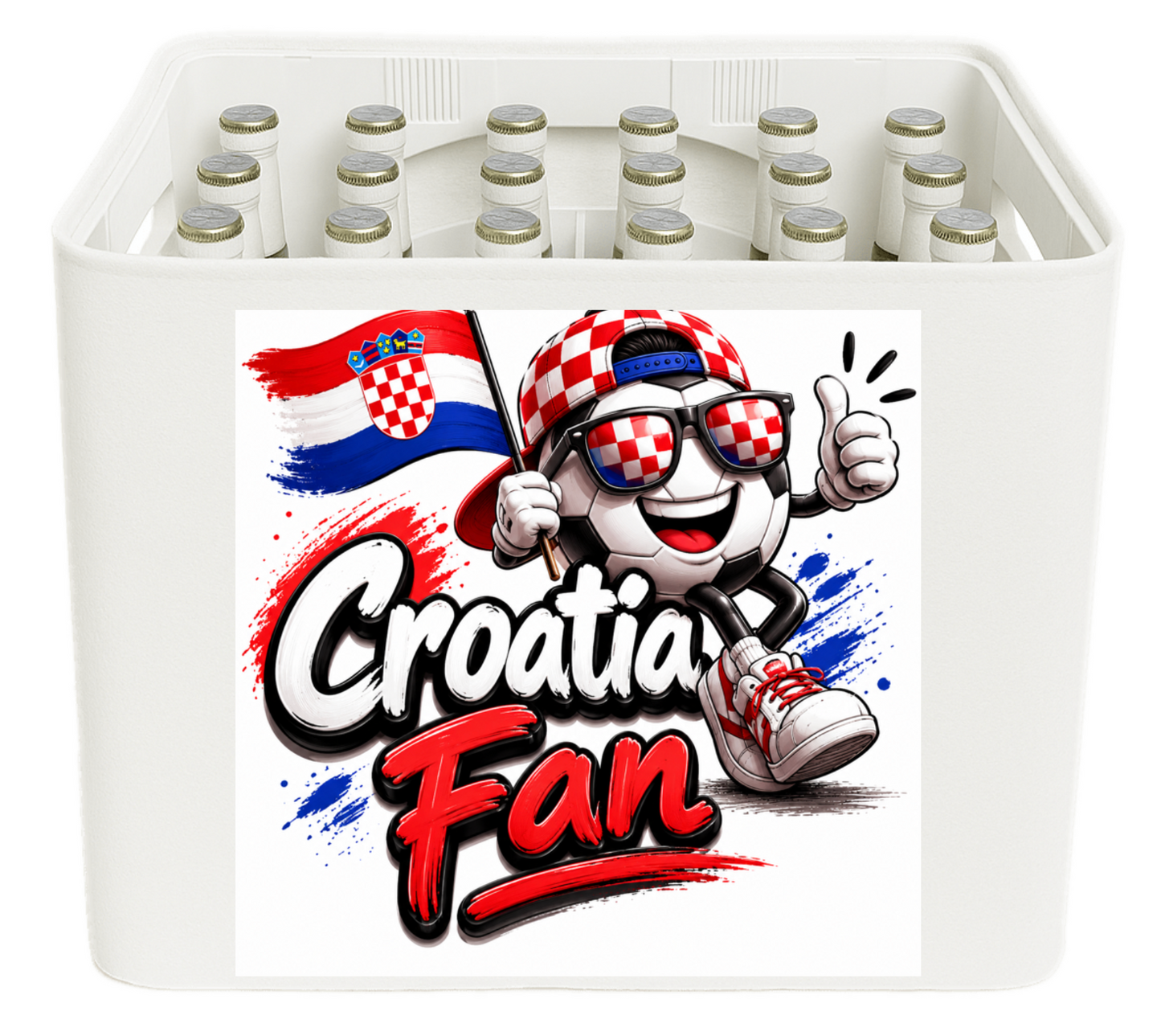 FUSSBALL WM 2026 FanBlende: CROATIA FAN Kroatien