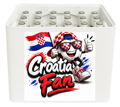 FUSSBALL WM 2026 FanBlende: CROATIA FAN Kroatien