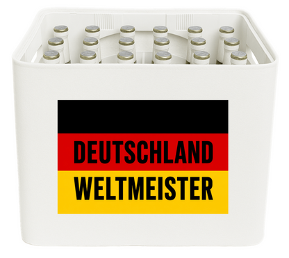 FUSSBALL WM 2026 FanBlende: DEUTSCHLAND WELTMEISTER FLAGGE