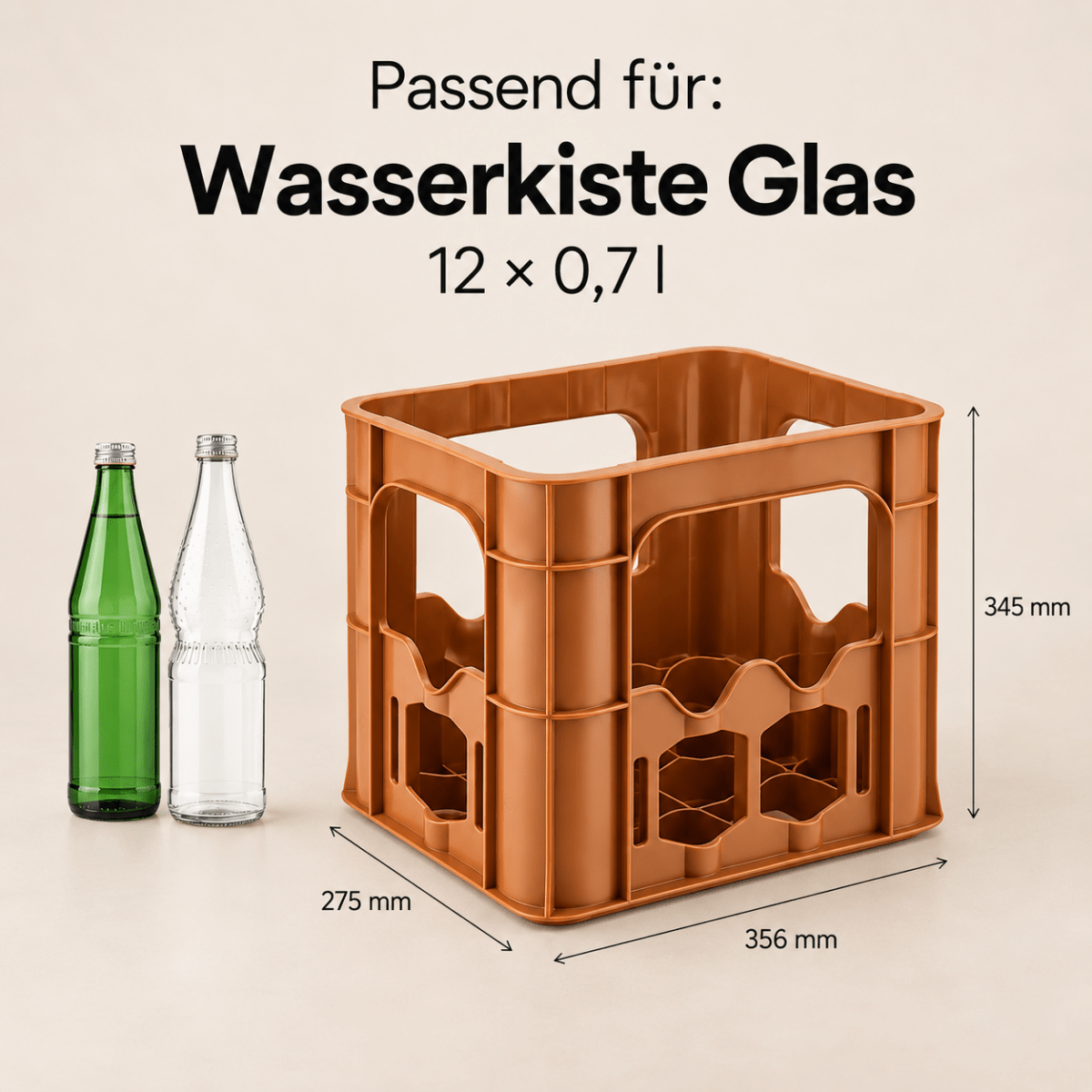 Wasserkiste Glas (Individuell)
