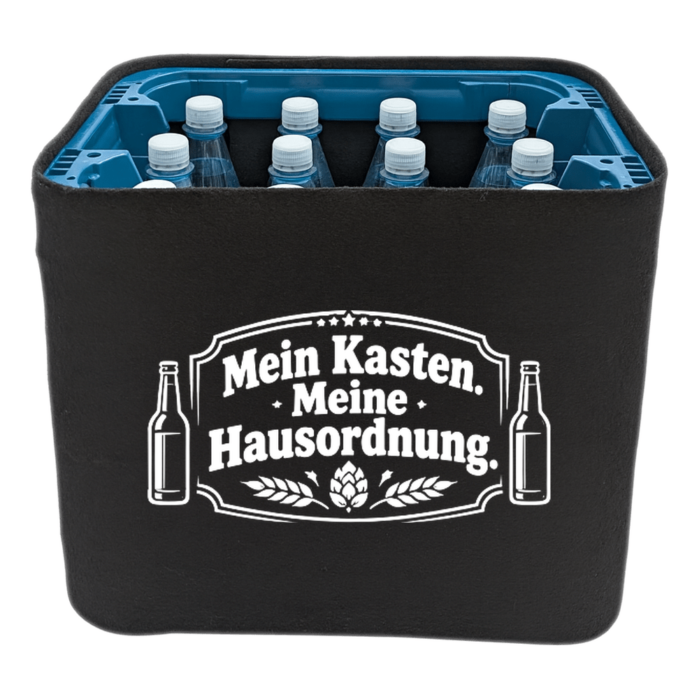 KistenBlende – Mein Kasten. Meine Hausordnung. – Wasserkiste PET 12 × 1 l