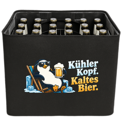 KistenBlende – Kühler Kopf. Kaltes Bier. – Bierkasten 24 × 0,33 l und 20 × 0,5 l