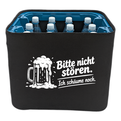 KistenBlende – Bitte nicht stören. Ich schäume noch. – Wasserkiste PET 12 × 1 l
