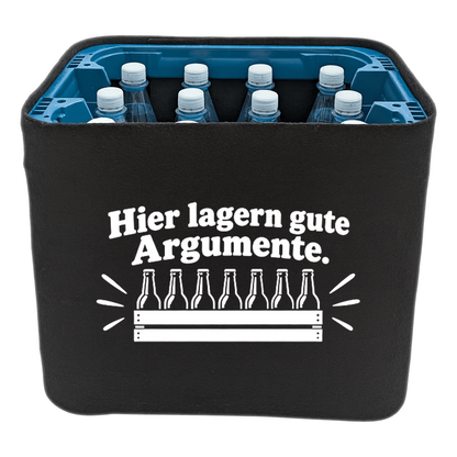KistenBlende – Hier lagern gute Argumente. – Wasserkiste PET 12 × 1 l