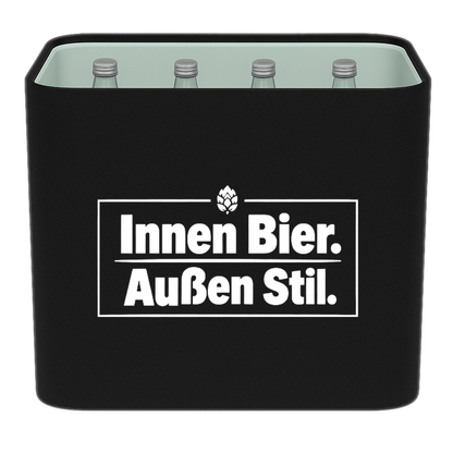 KistenBlende – Innen Bier. Außen Stil. – Wasserkiste GLAS 12 × 0,7 l