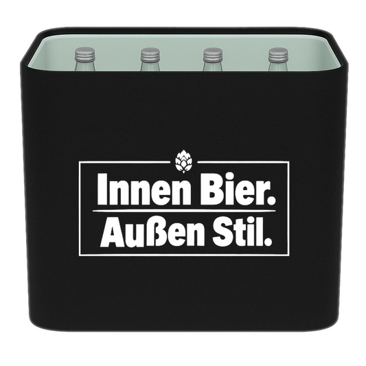 KistenBlende – Innen Bier. Außen Stil. – Wasserkiste GLAS 12 × 0,7 l