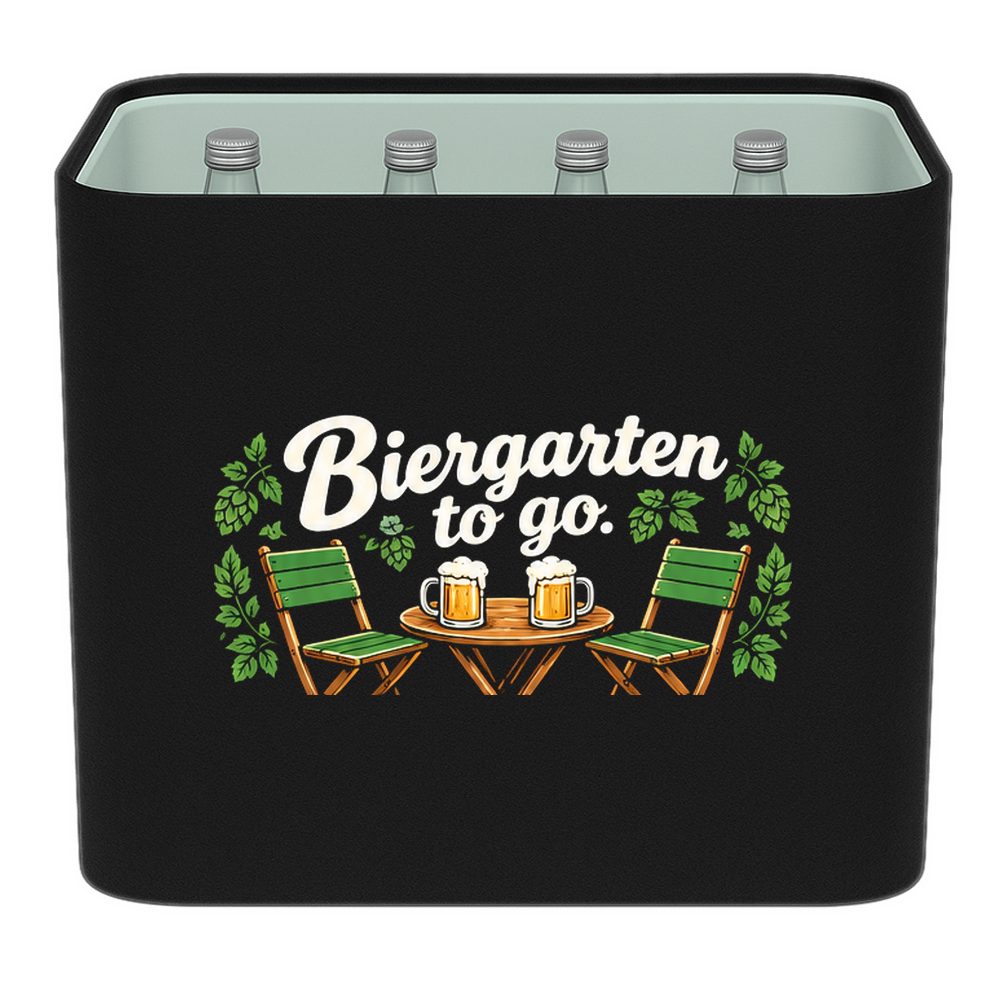 KistenBlende – Biergarten to go. – Wasserkiste GLAS 12 × 0,7 l