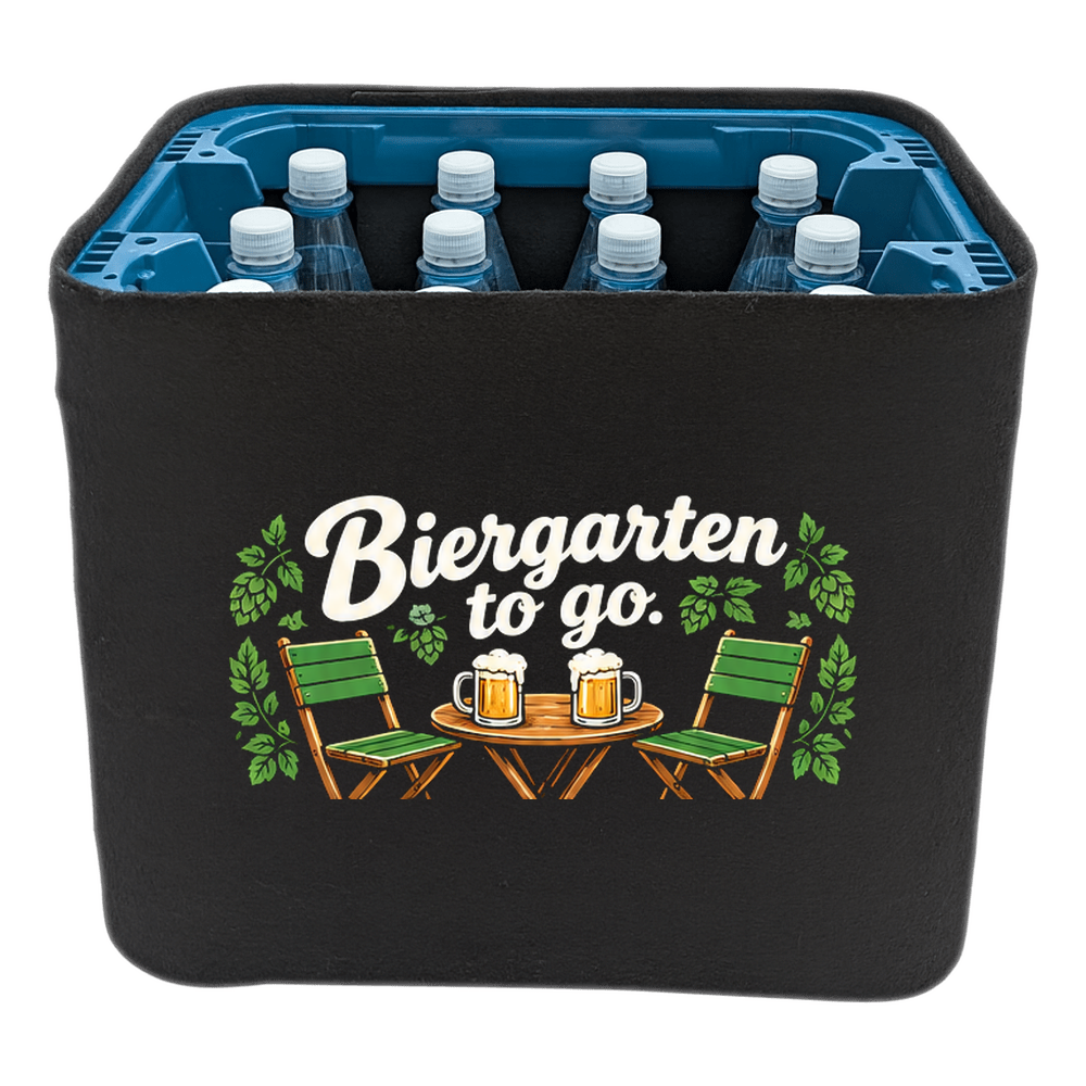 KistenBlende – Biergarten to go. – Wasserkiste PET 12 × 1 l