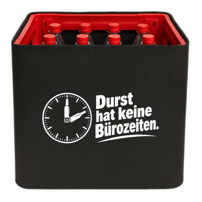 KistenBlende – Durst hat keine Bürozeiten. – Limonadenkiste PET 12 × 1 l