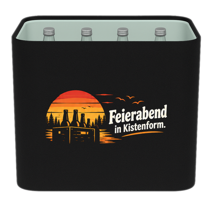 KistenBlende – Feierabend in Kistenform. – Wasserkiste GLAS 12 × 0,7 l