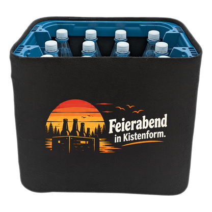 KistenBlende – Feierabend in Kistenform. – Wasserkiste PET 12 × 1 l