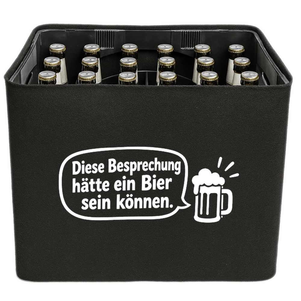 KistenBlende – Diese Besprechung hätte ein Bier sein können. – Bierkasten 24 × 0,33 l und 20 × 0,5 l