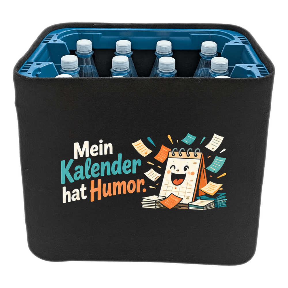 KistenBlende – Mein Kalender hat Humor. – Wasserkiste PET 12 × 1 l