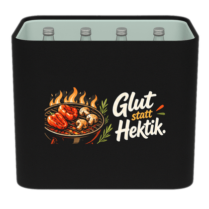 KistenBlende – Glut statt Hektik. – Wasserkiste Glas 12 × 0,75 l