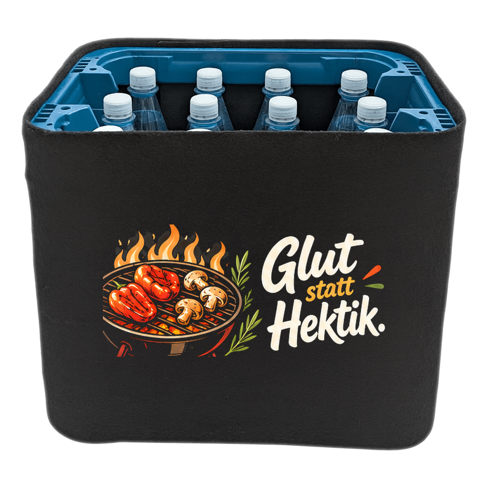 KistenBlende – Glut statt Hektik. – Wasserkiste PET 12 × 1 l