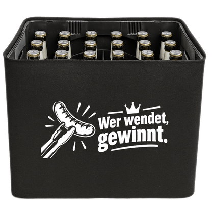 KistenBlende – Wer wendet, gewinnt. – Bierkasten 24 × 0,33 l und 20 × 0,5 l