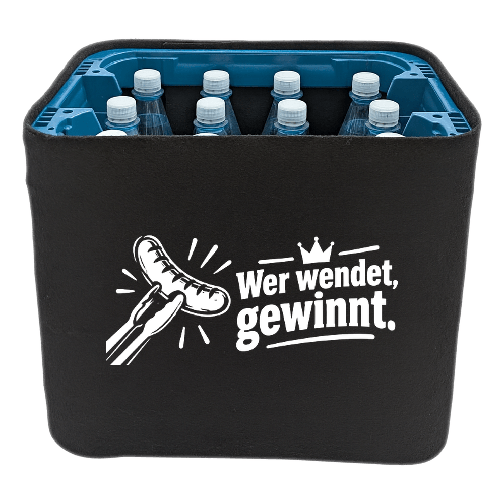 KistenBlende – Wer wendet, gewinnt. – Wasserkiste PET 12 × 1 l