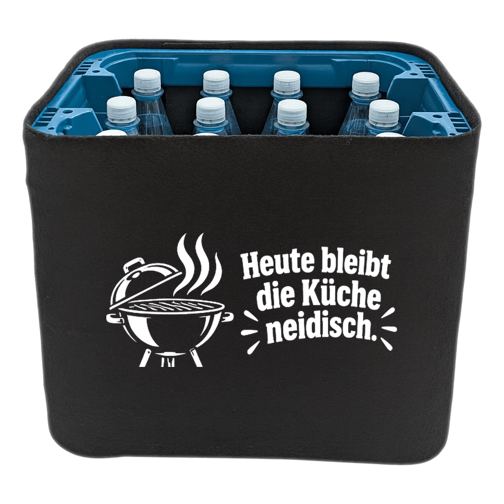 KistenBlende – Heute bleibt die Küche neidisch. – Wasserkiste PET 12 × 1 l