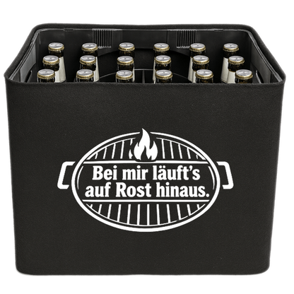KistenBlende – Bei mir läuft’s auf Rost hinaus. – Bierkasten 24 × 0,33 l und 20 × 0,5 l