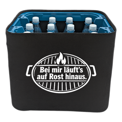 KistenBlende – Bei mir läuft’s auf Rost hinaus. – Wasserkiste PET 12 × 1 l