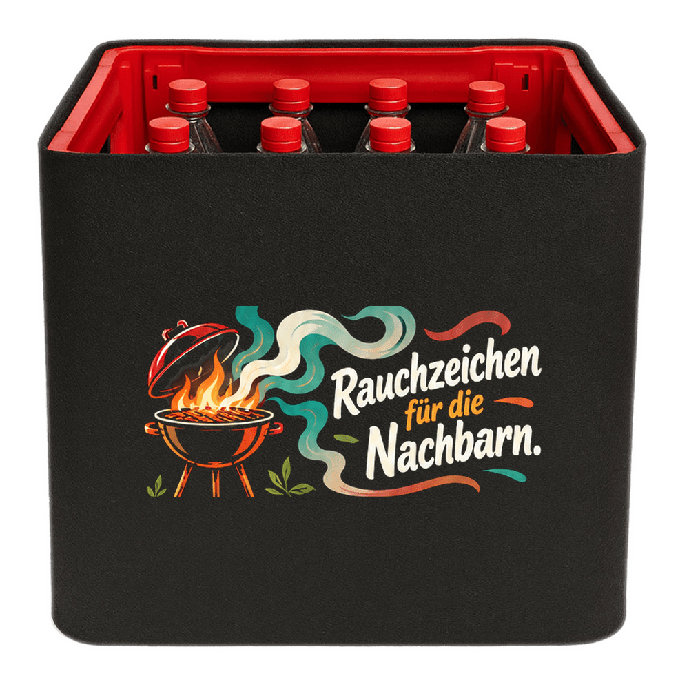 KistenBlende – Rauchzeichen für die Nachbarn. – Limonadenkiste PET 12 × 1 l