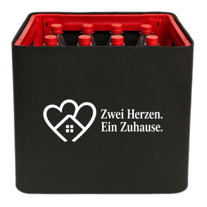 KistenBlende – Zwei Herzen. Ein Zuhause. – Limonadenkiste PET 12 × 1 L