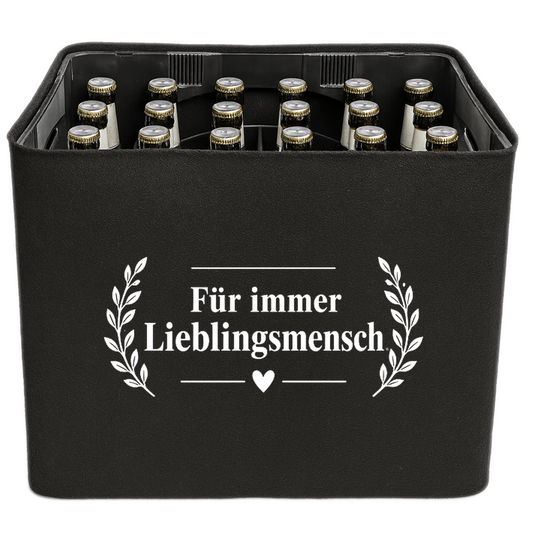 KistenBlende – Für immer Lieblingsmensch. – Bierkasten 24 × 0,33 L / 20 × 0,5 L