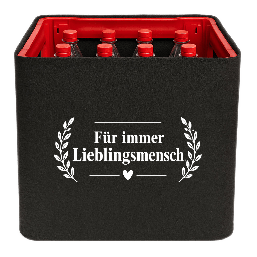 KistenBlende – Für immer Lieblingsmensch. – Limonadenkiste PET 12 × 1 L