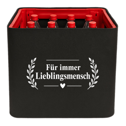 KistenBlende – Für immer Lieblingsmensch. – Limonadenkiste PET 12 × 1 L