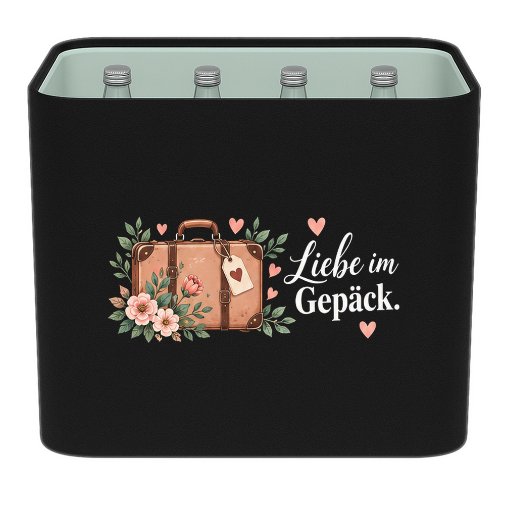 KistenBlende – Liebe im Gepäck. – Wasserkiste GLAS 12 × 0,7 L