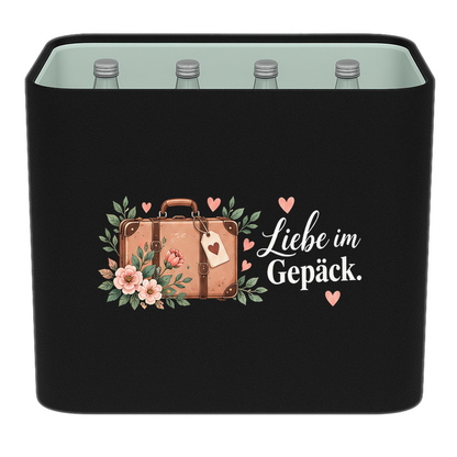 KistenBlende – Liebe im Gepäck. – Wasserkiste GLAS 12 × 0,7 L