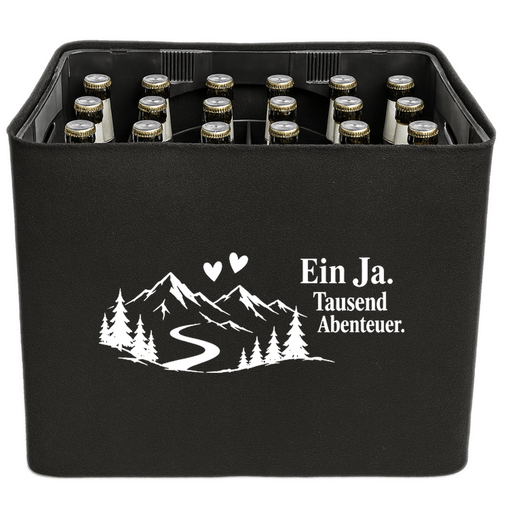 KistenBlende – Ein Ja. Tausend Abenteuer. – Bierkasten 24 × 0,33 L / 20 × 0,5 L