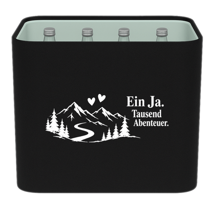 KistenBlende – Ein Ja. Tausend Abenteuer. – Wasserkiste GLAS 12 × 0,7 L