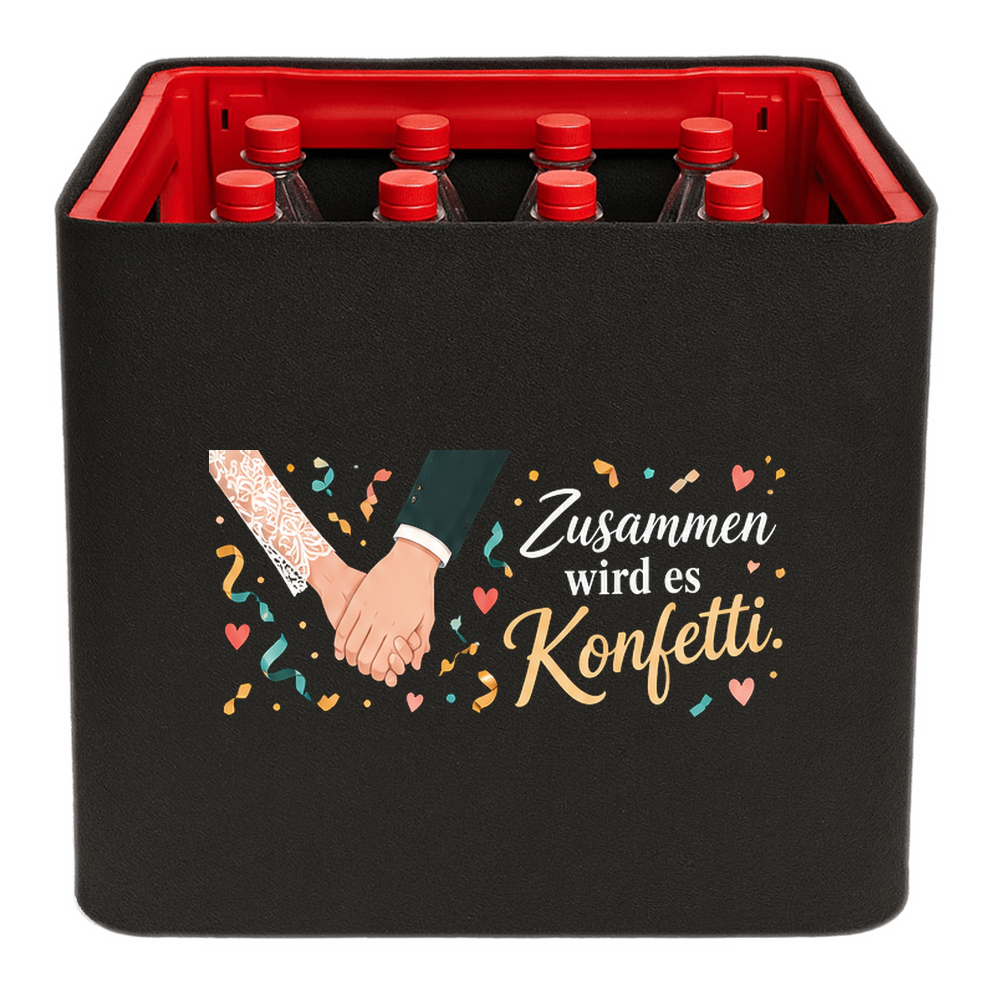 KistenBlende – Zusammen wird es Konfetti. – Limonadenkiste PET 12 × 1 L