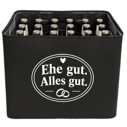 KistenBlende – Ehe gut. Alles gut. – Bierkasten 24 × 0,33 L / 20 × 0,5 L