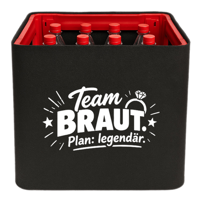 KistenBlende – Team Braut. Plan: legendär. – Limonadenkiste PET 12 × 1 L
