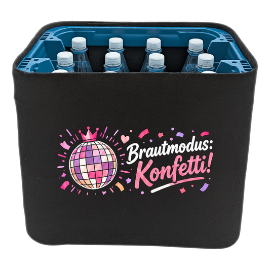 KistenBlende – Brautmodus: Konfetti! – Wasserkiste PET 12 × 1 L