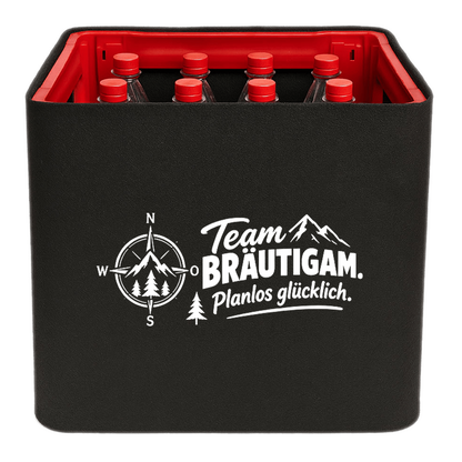 KistenBlende – Team Bräutigam. Planlos glücklich. – Limonadenkiste PET 12 × 1 L
