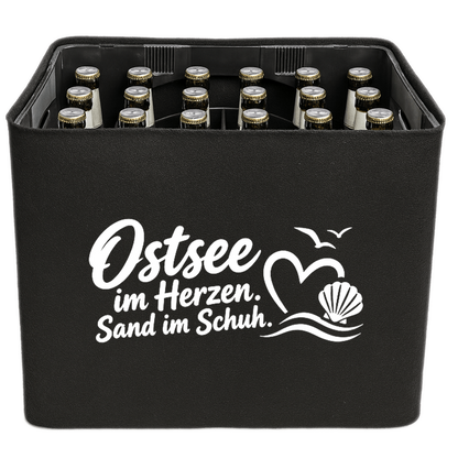 KistenBlende – Ostsee im Herzen. Sand im Schuh. – Bierkasten 24 × 0,33 l und 20 × 0,5 l