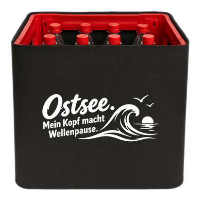 KistenBlende – Ostsee. Mein Kopf macht Wellenpause. – Limonadenkiste PET 12 × 1 l