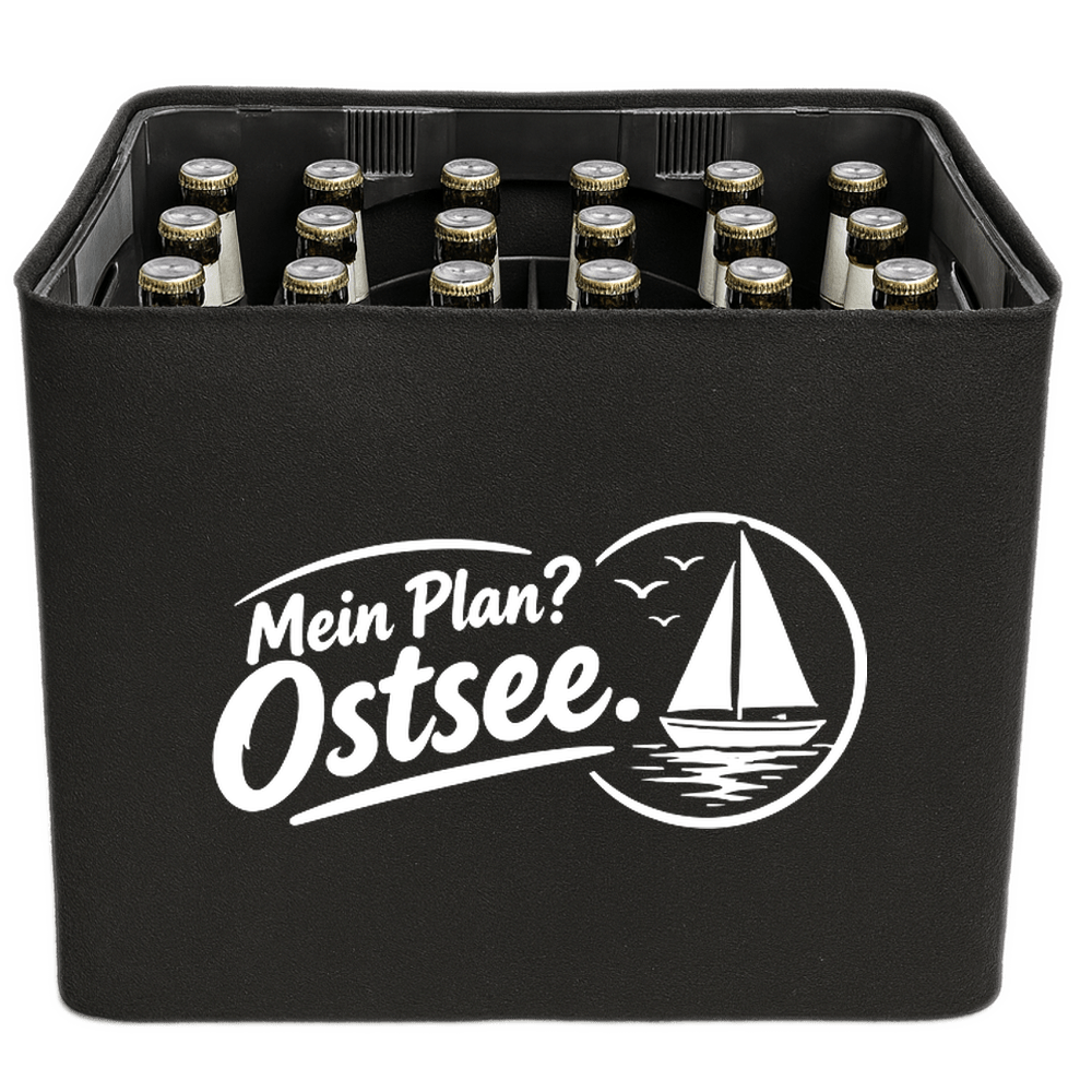 KistenBlende – Mein Plan? Ostsee. – Bierkasten 24 × 0,33 l und 20 × 0,5 l